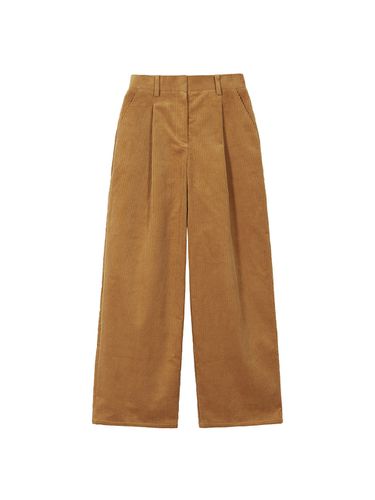 Corduroy Wide Pants - RAIVE - Modalova