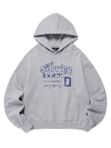 Tool Graphic Hoodie - Melange Gray - EASTSERVICESHOP - Modalova