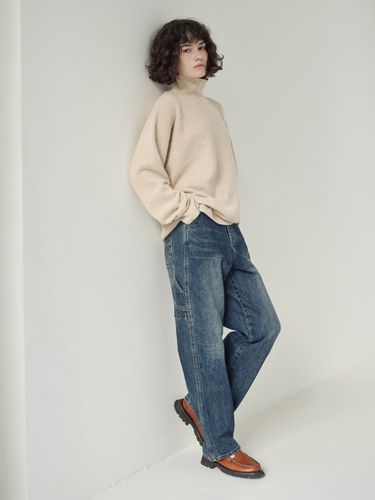 Denim Work Pants (Blue) - Authenti - Modalova