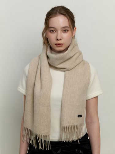 Basic Wool 100 Scarf_Beige - KINDABABY - Modalova