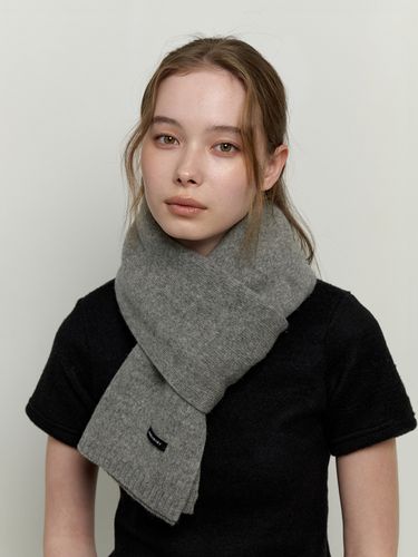 Cozy Knit Scarf_Gray - KINDABABY - Modalova