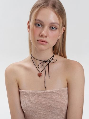 Brown Goldstone Choker Necklace - KINDABABY - Modalova