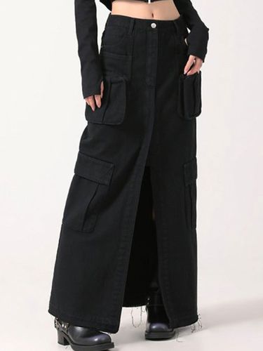 Evelyn Maxi Denim Skirt _ - AVANDRESS - Modalova