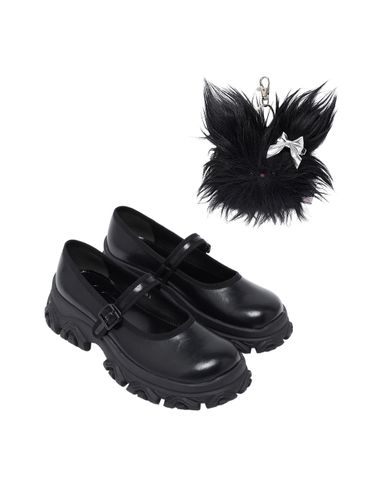 X ATT Rough Mary Jane Platform Set_Black - ROLAROLA - Modalova