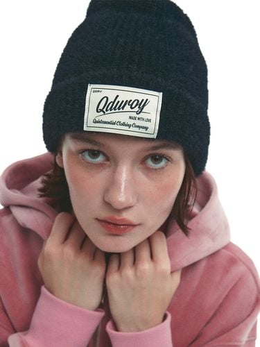 Fluffy Knit Beanie_Night - Qduroy - Modalova