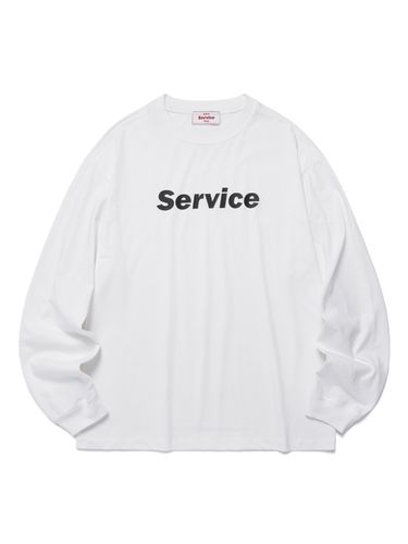 Symbol Long Sleeve T-shirt - White - EASTSERVICESHOP - Modalova