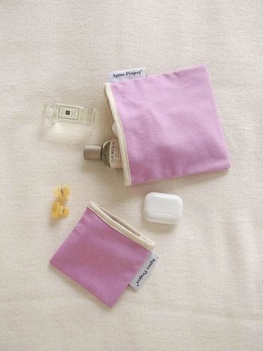 Square Color Pouch_Lavender (2 Size) - Agnes Project - Modalova