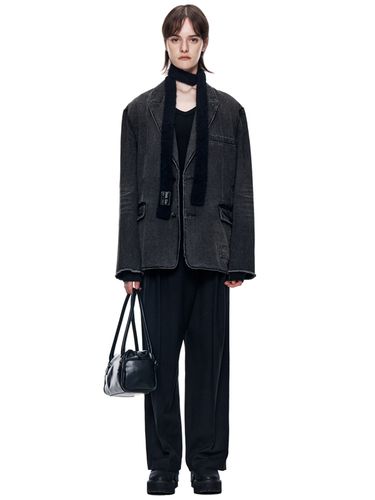 Wide Wrapped Tuck Trouser_Black - Matin Kim - Modalova