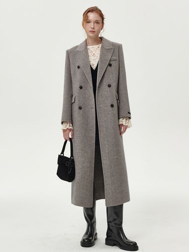 Handmade Wool Coat (Grey) - ouel - Modalova