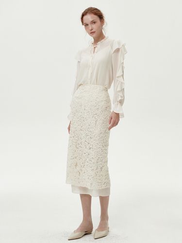 Lace Embroidery Skirt - ouel - Modalova