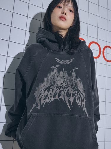 Restriction Pigment Snap Hoodie _ - CPGN - Modalova