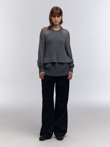 Wool Blend Straight Banding Trousers_2 Color - Carriere - Modalova