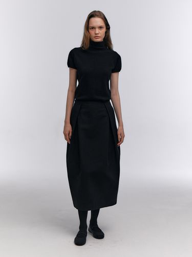 Mid-Weight Rounded Midi Skirt_2 Color - Carriere - Modalova