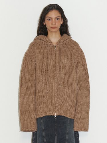 Alpaca Chunky Knitted Jacket - Polysooem - Modalova