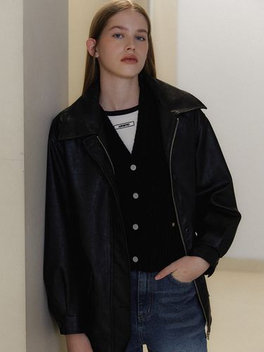 ANC Classic Leather Jacket_Black - ANOETIC - Modalova