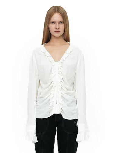 Natural Frill Blouse - CERRIC - Modalova