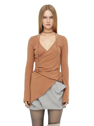 Back-Open Wrap Top - CERRIC - Modalova