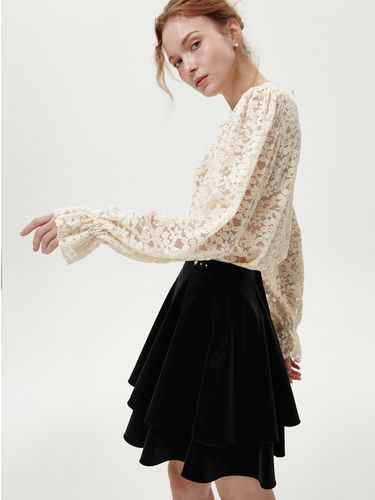 Lace Sheer Blouse - ouel - Modalova