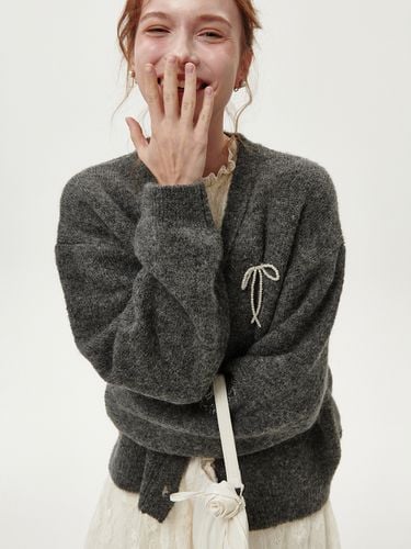 Mohair Wool Cardigan - ouel - Modalova