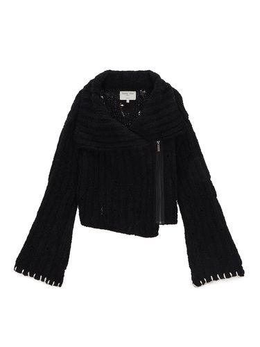 Two Way Knit Cardigan Jacket - Matin Kim - Modalova