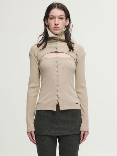 Bolero Cardigan Set_Beige - CERRIC - Modalova