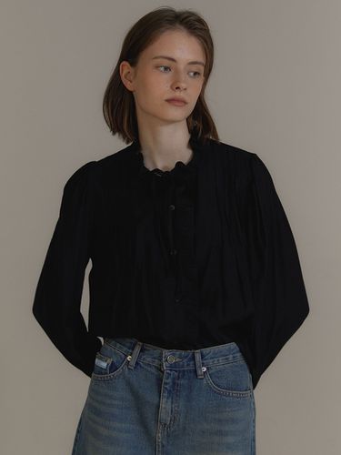 ANC French Frill Shirt_Black - ANOETIC - Modalova