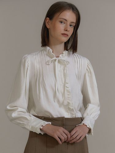 ANC French Frill Shirt_White - ANOETIC - Modalova