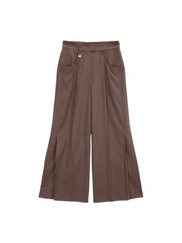 Side Pleats Trouser - Brown - Matin Kim - Modalova