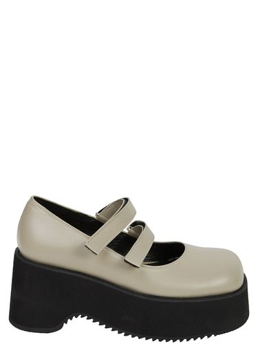 Velcro Platform Mary Jane Platforms_Beige - CERRIC - Modalova