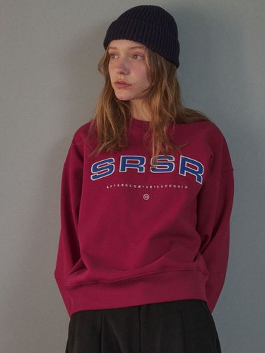 Brushed SRSR Sweatshirt - Red - SO IR - Modalova