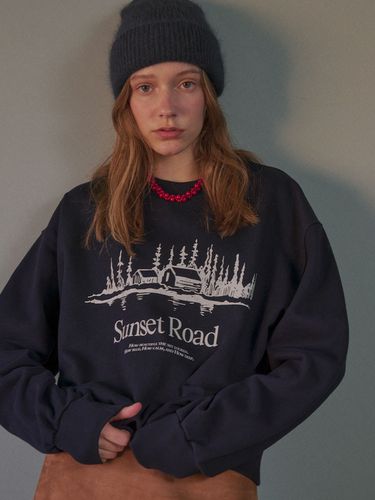 Brushed Sunset Road Sweatshirt - SO IR - Modalova