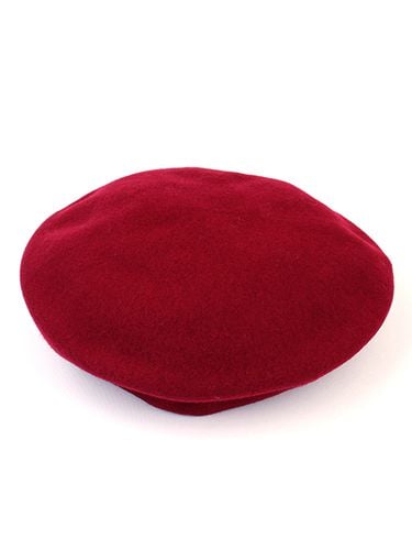 Wool Oversized Fit Beret - Red - Universal chemistry - Modalova