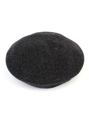 Wool Oversized Fit Beret - Charcoal - Universal chemistry - Modalova