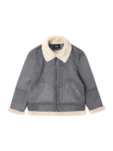 Basic Eco-Leather Suede Mustang Jacket _ - ADHOC - Modalova