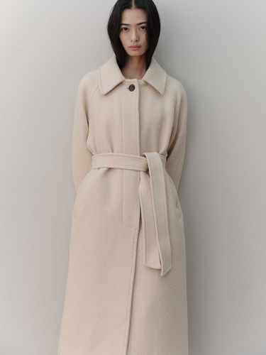 Raglan Sleeves Long Coat - Yellow - ARCHAIC - Modalova