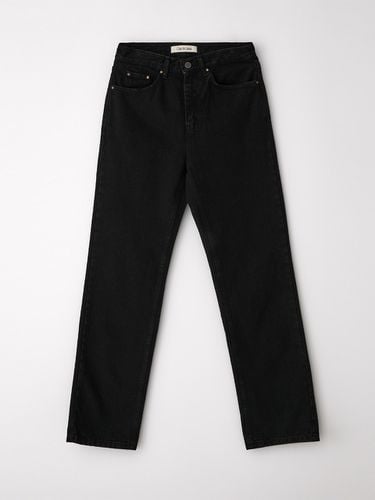 Black Napping Denim Pants [1 Color] - chat de lama - Modalova