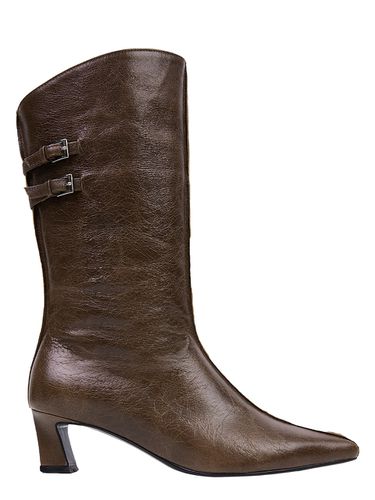 Back Strap Western Boots_Brown - CERRIC - Modalova