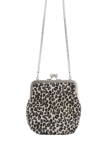 Clasp Medium Crossbody_Leopard Gray - angelie - Modalova