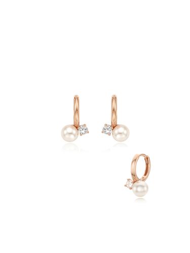 Pearl Silver Earring - STONEHENgE - Modalova