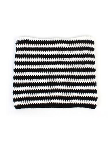 Horn Striped Beanie - Black - Universal chemistry - Modalova