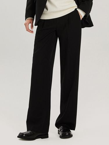 Wide-Fit One-Tuck Side Banding Pants _ - ADHOC - Modalova