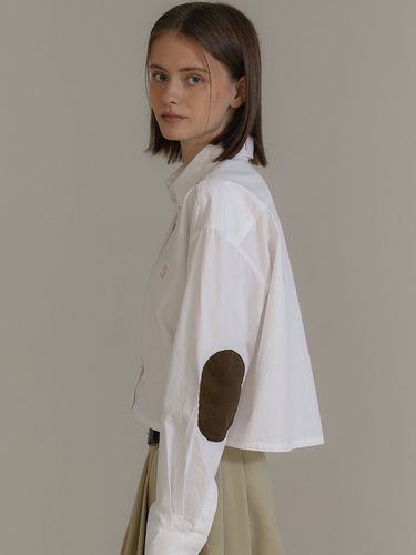 Elbow Patch Logo Shirts_White - ANOETIC - Modalova