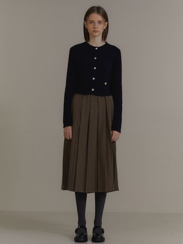 Half Long Pleats Skirt_2 Color - ANOETIC - Modalova