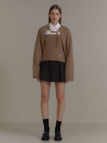 Short Pleats Skirt_Brown - ANOETIC - Modalova