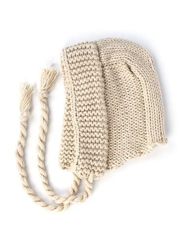 String Knit Bonnet Hat - Beige - Universal chemistry - Modalova