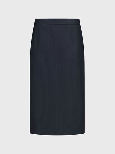 De Base] Side Open Midi Wool Skirt - L’H.A.S - Modalova