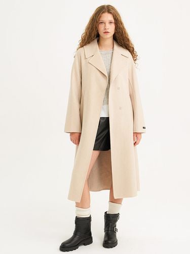 Belted Handmade Long Coat - OLIVE DES OLIVE - Modalova