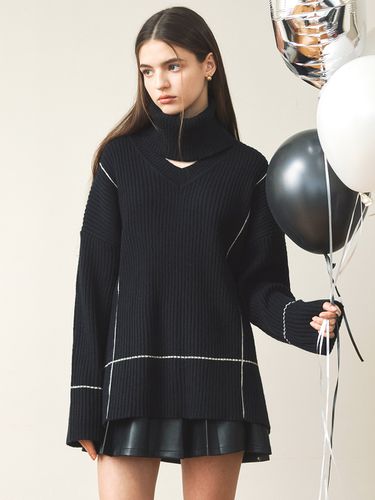 Emily Turtleneck Sweater - Black - ZEROSTREET - Modalova