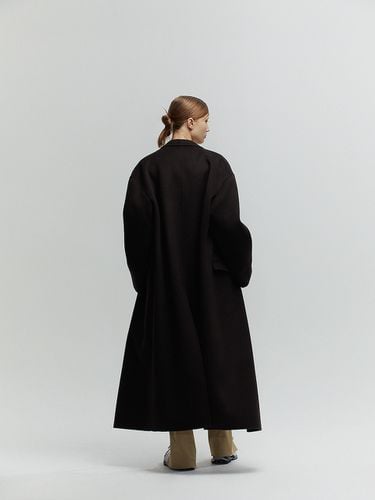 DE BASE] Dorner Cashmere Coat_Long_Dark Brown - L’H.A.S - Modalova