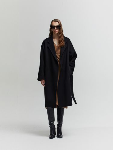 DE BASE] Layers Cashmere Robe Coat_Black - L’H.A.S - Modalova